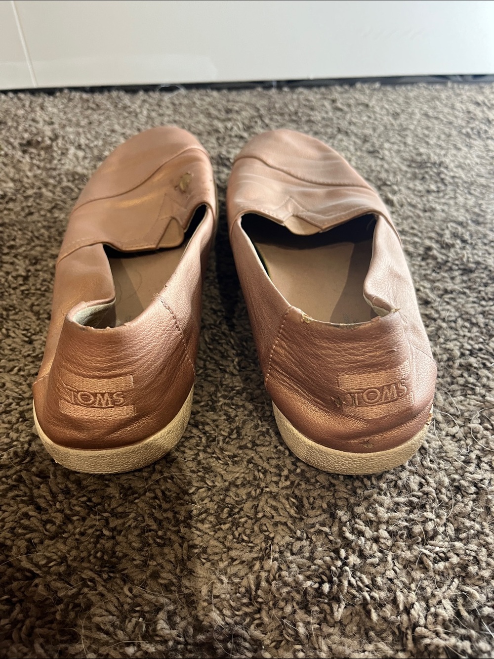 Toms Blush Pink Slip-On Flats
